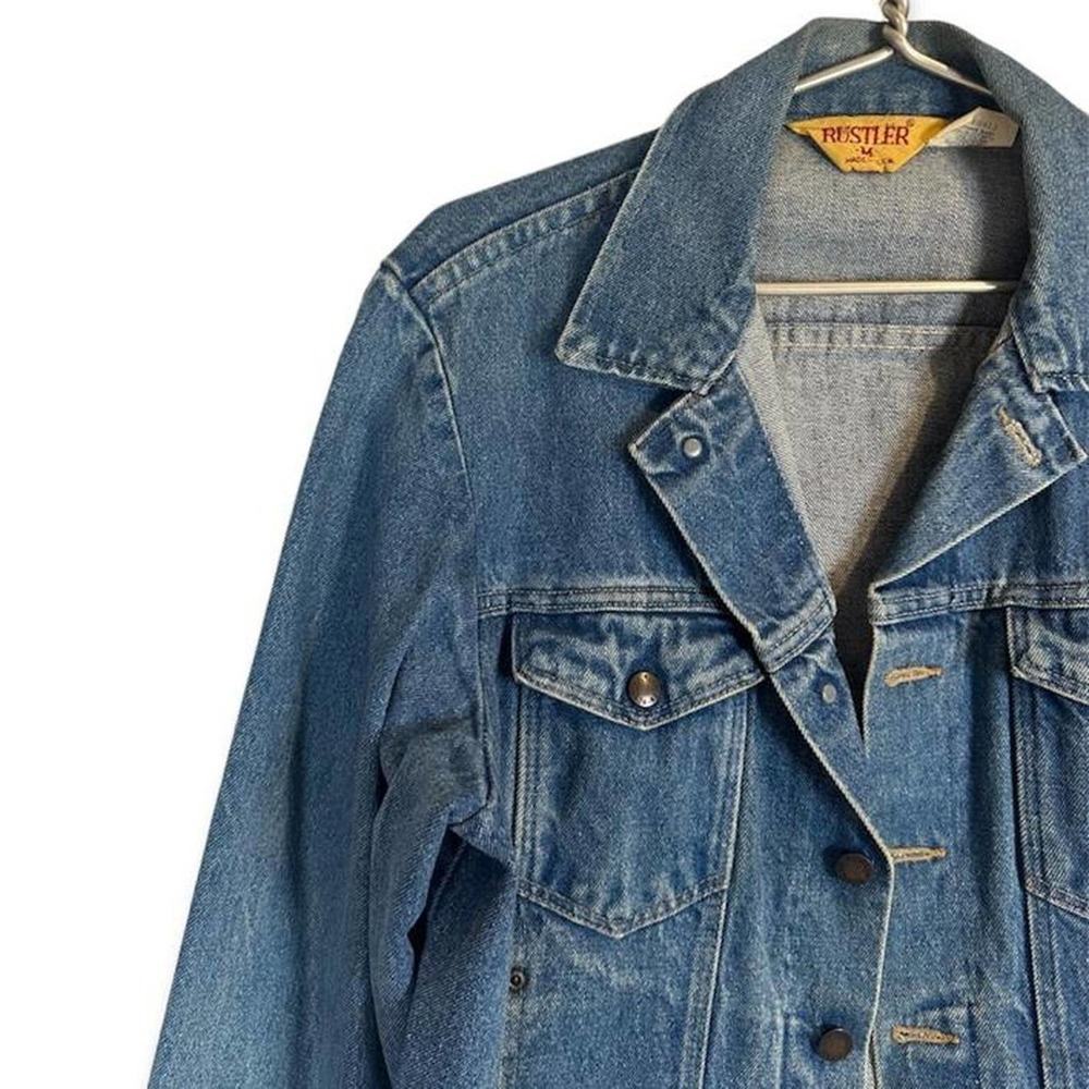 Vintage 80’s Rustler Denim Jacket - Picture 3 of 4